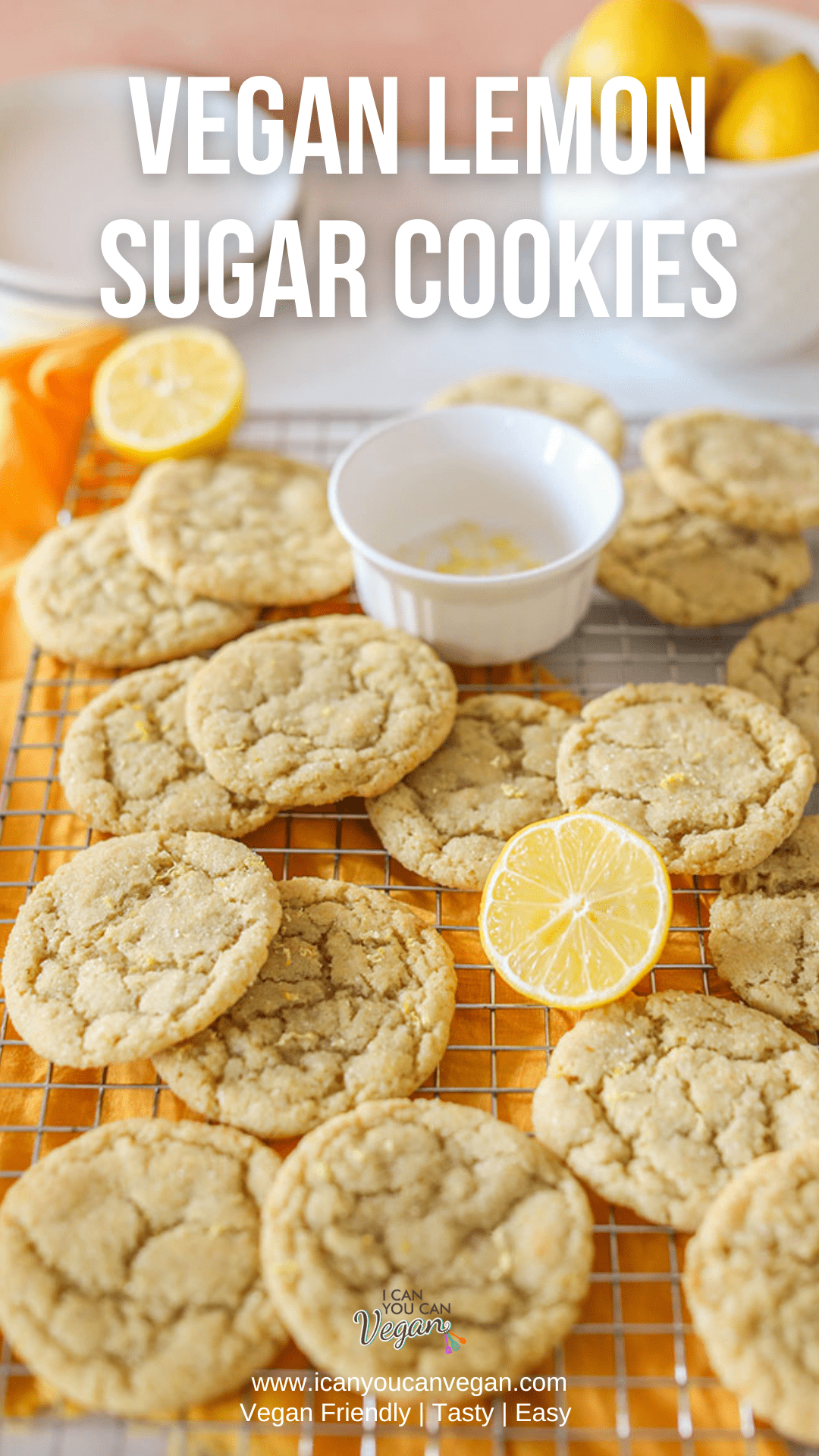 Vegan Lemon Sugar Cookies - Pinterest