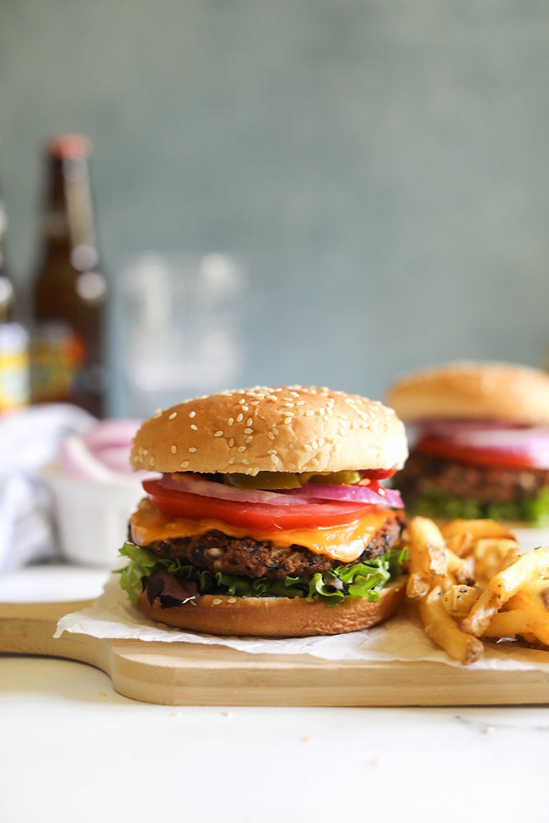 Vegan Black Bean Burgers