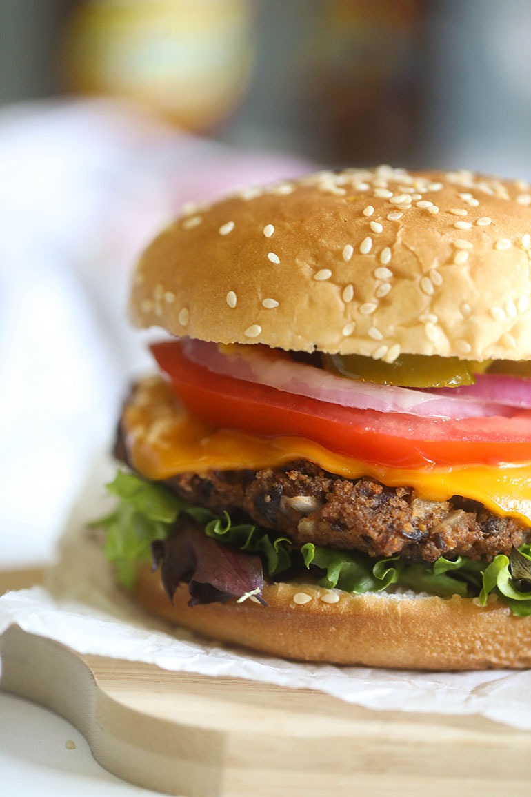Vegan Black Bean Burgers