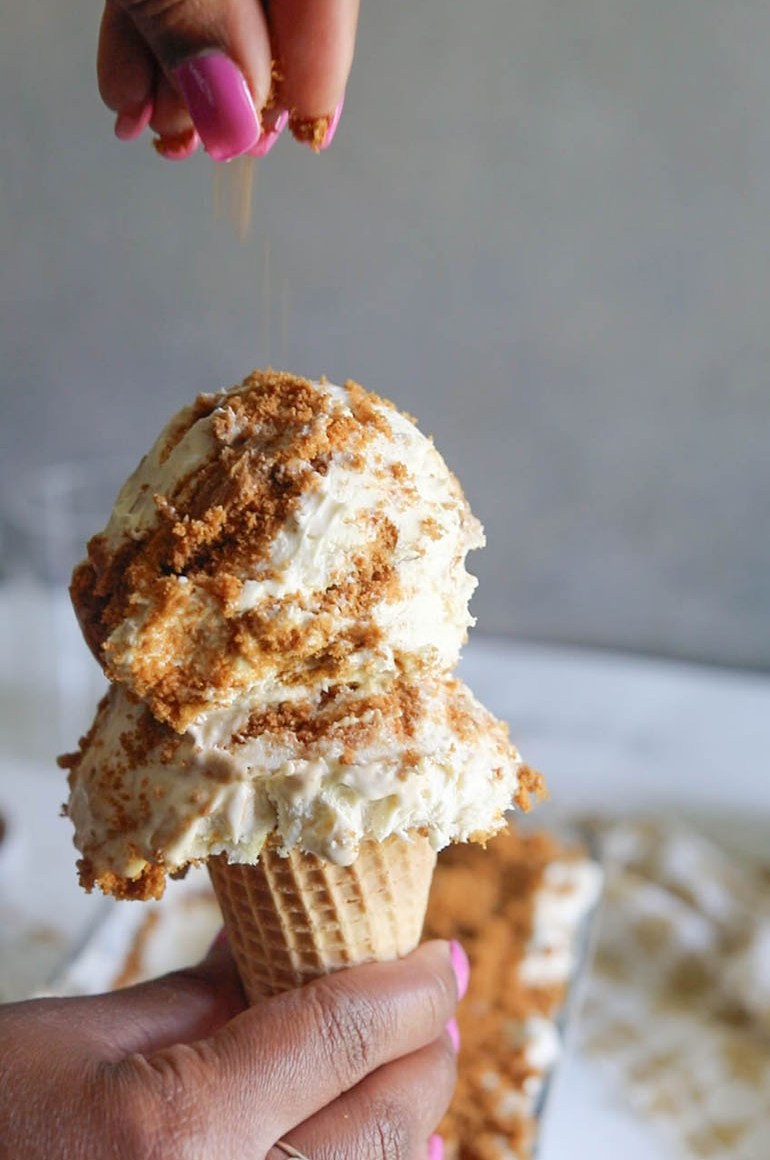 Vegan Cookie Butter Ice Cream