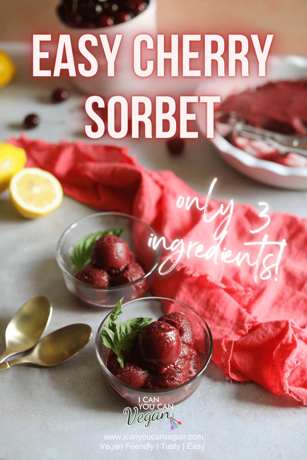 cherry sorbet pinterest