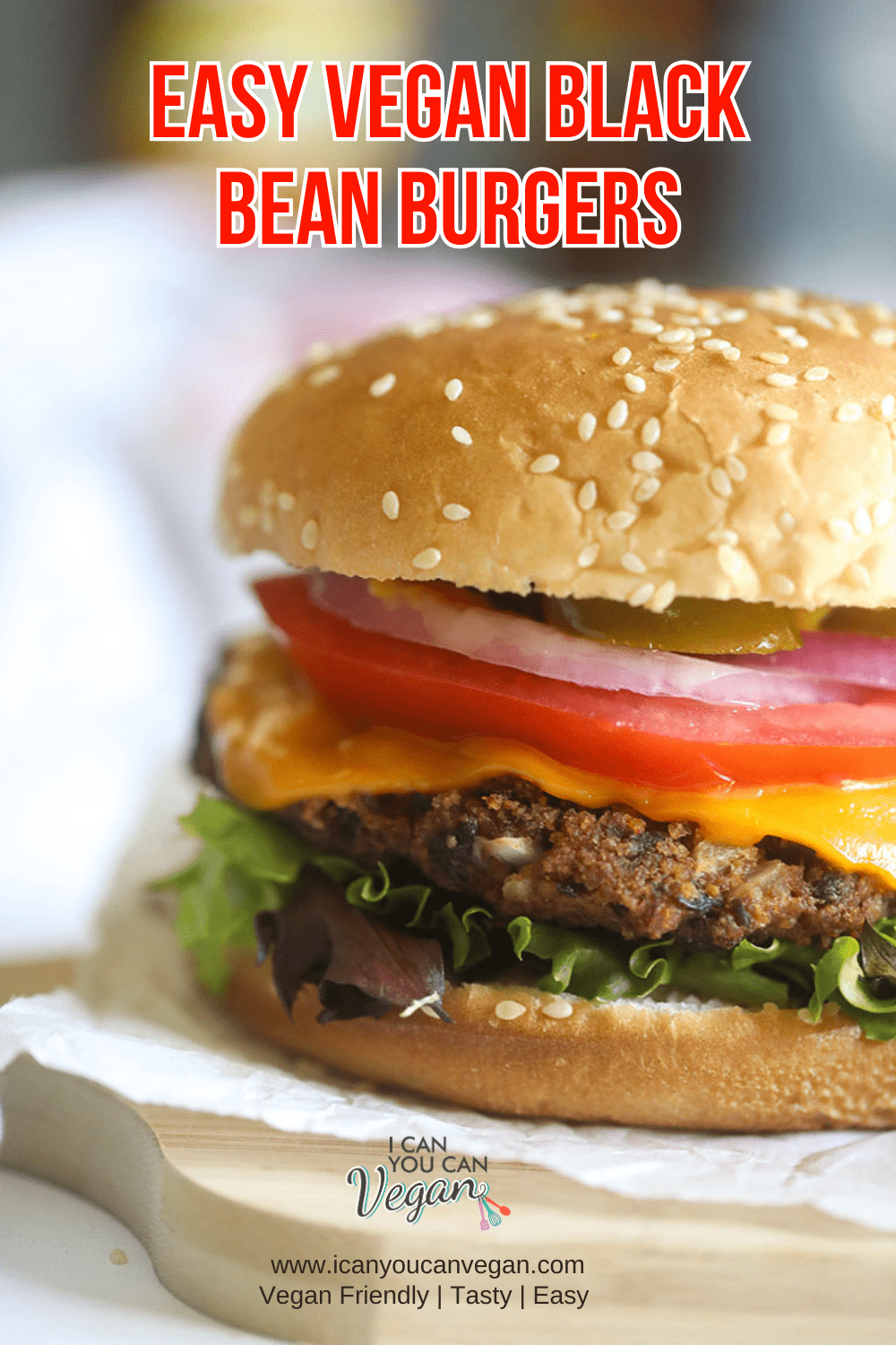 Vegan Black Bean Burger - Pinterest