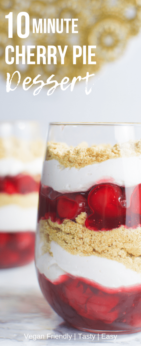 10 Minute Cherry Pie Dessert
