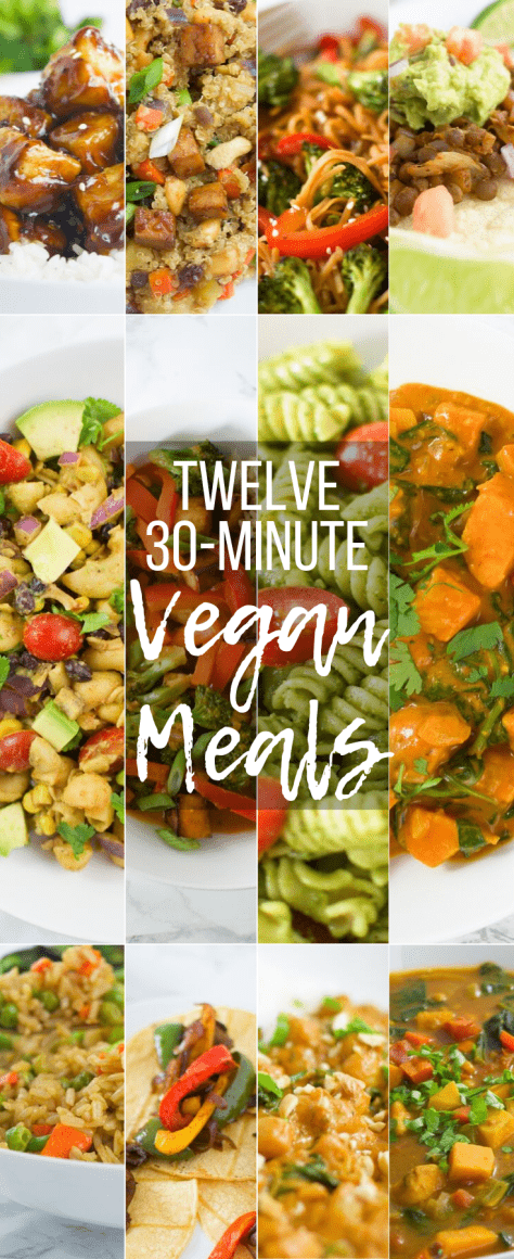 Twelve 30-Minute Vegan Meals