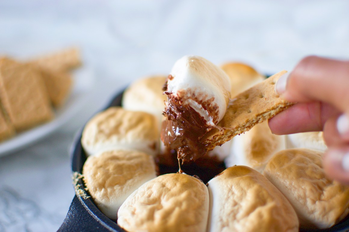 Chocolate Marshmallow in a pan