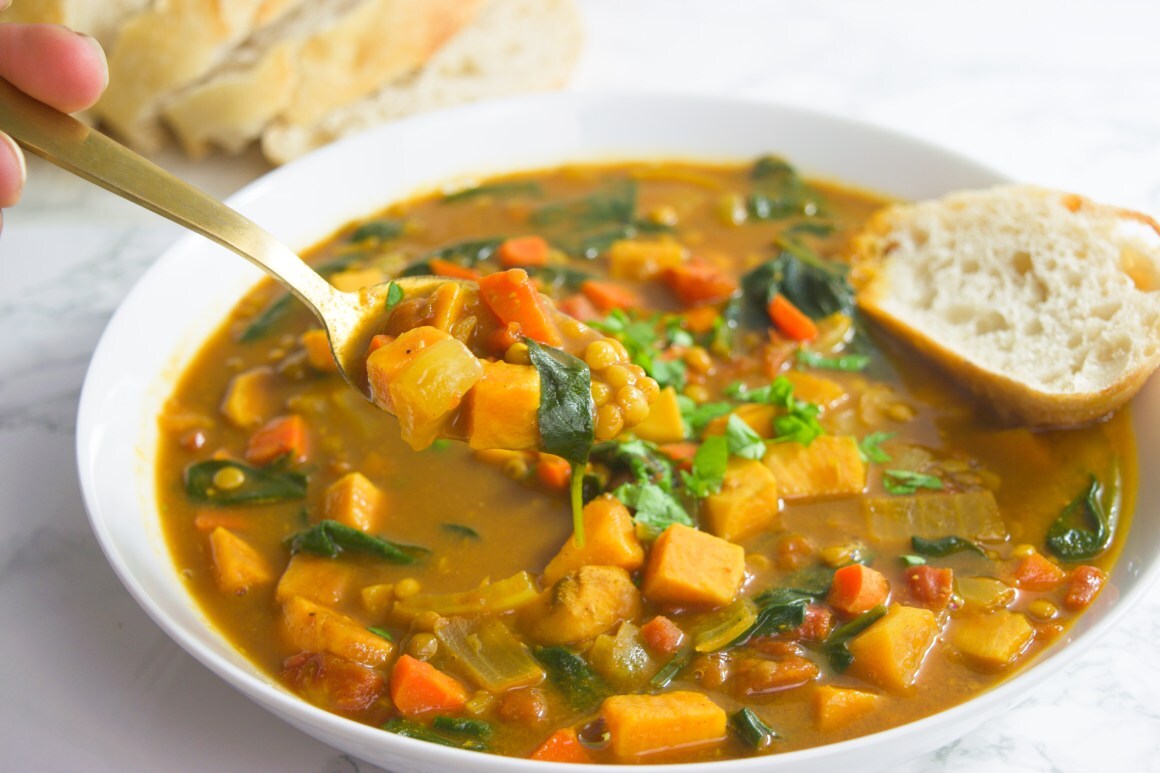 Lentil Sweet Potato Soup