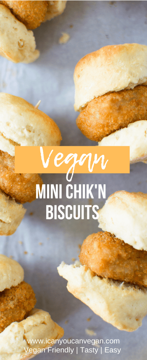 Mini Vegan Chicken Biscuits