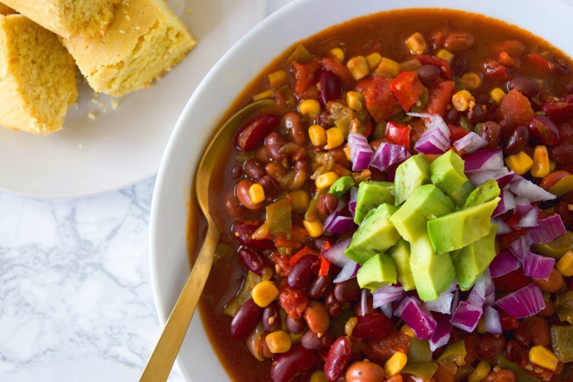 Slow Cooker 3 Bean Chili