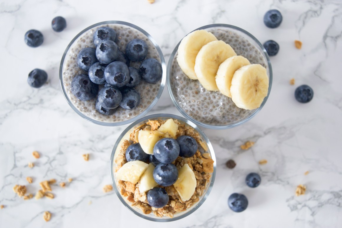 Overnight Chia Seed Pudding Parfait