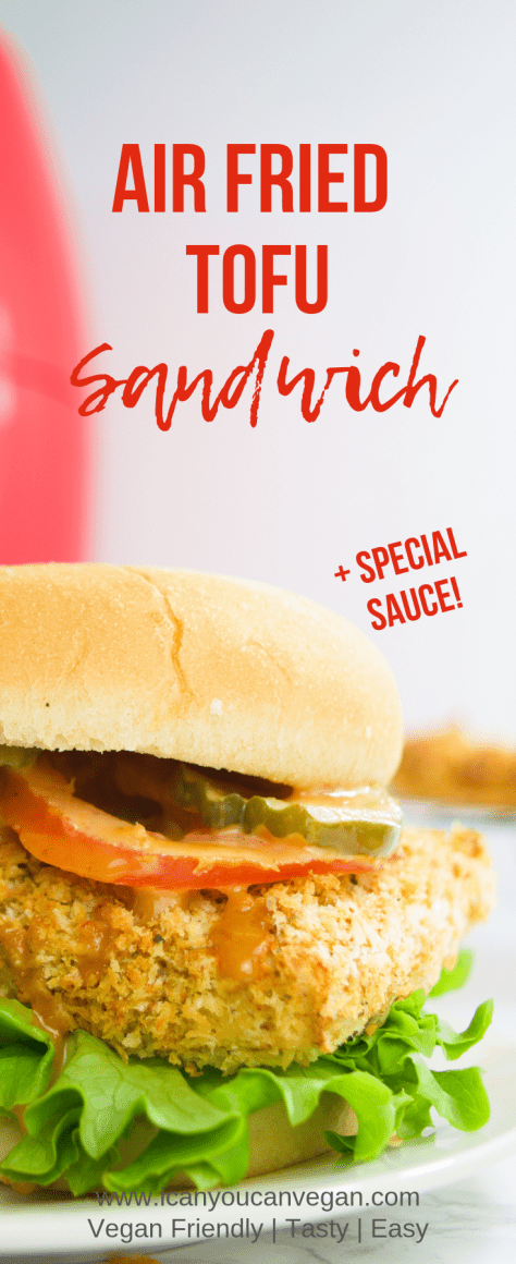 Air Fried Tofu Sandwich