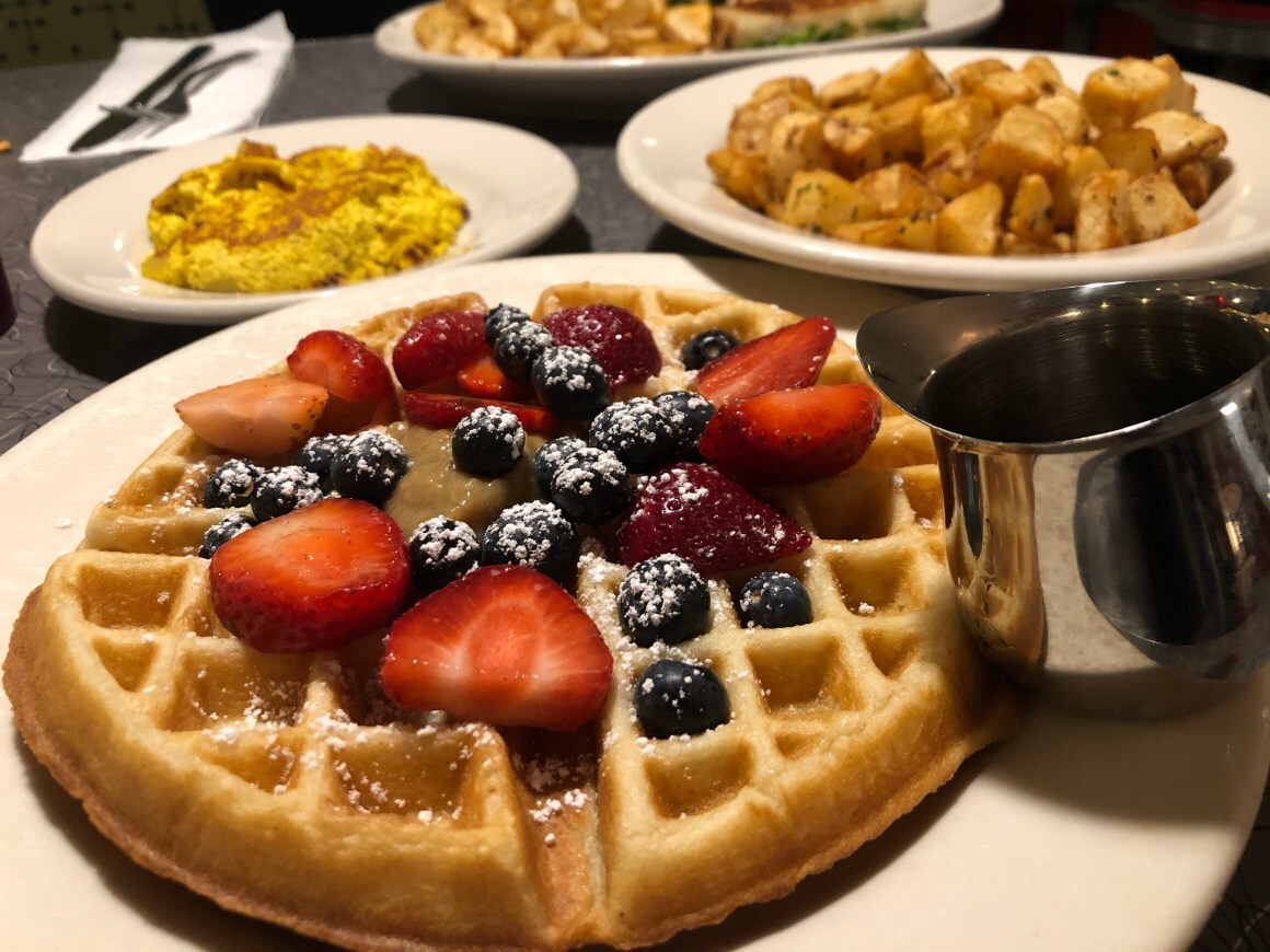 veggie galaxy waffles