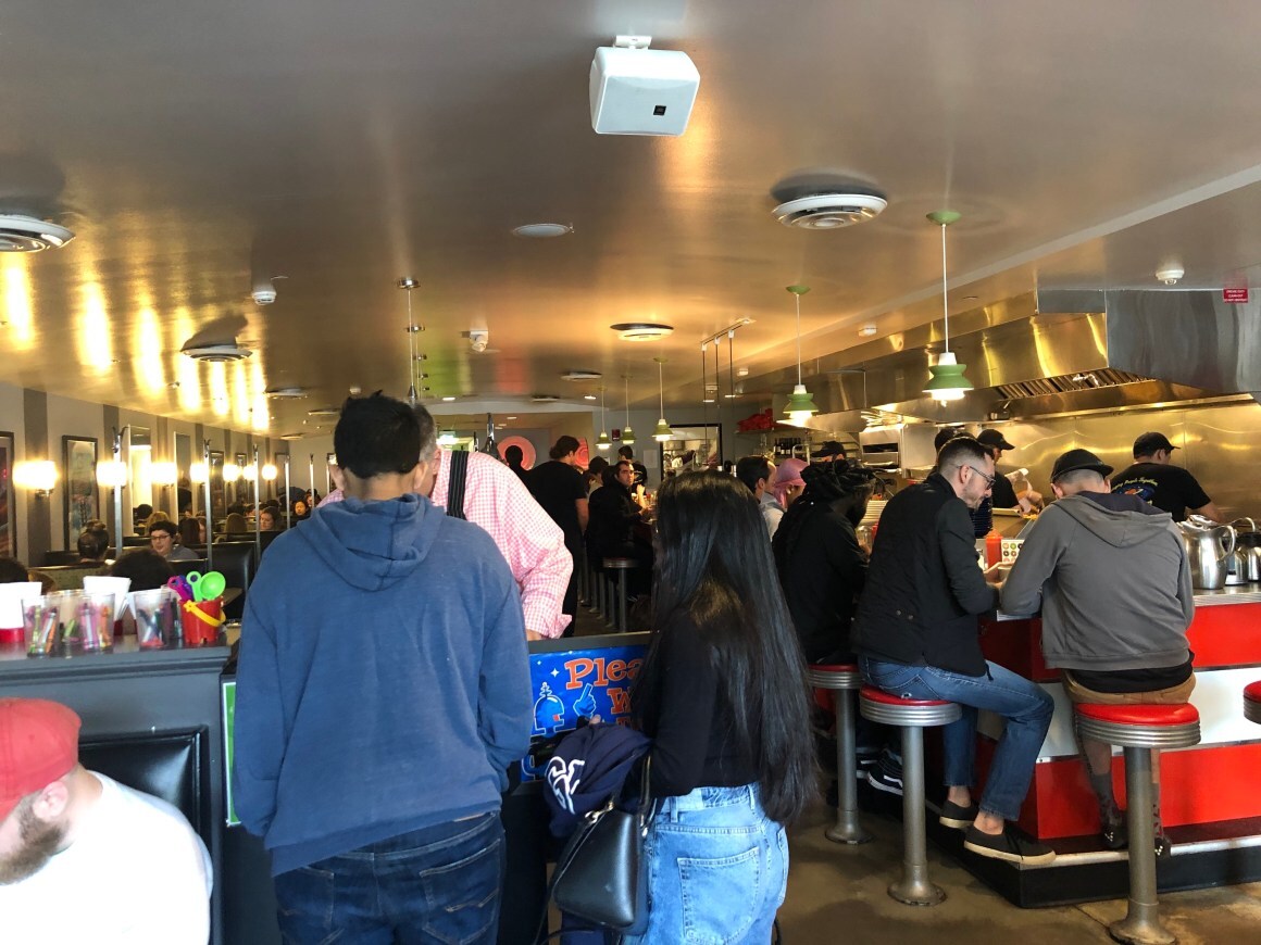 inside of veggie galaxy