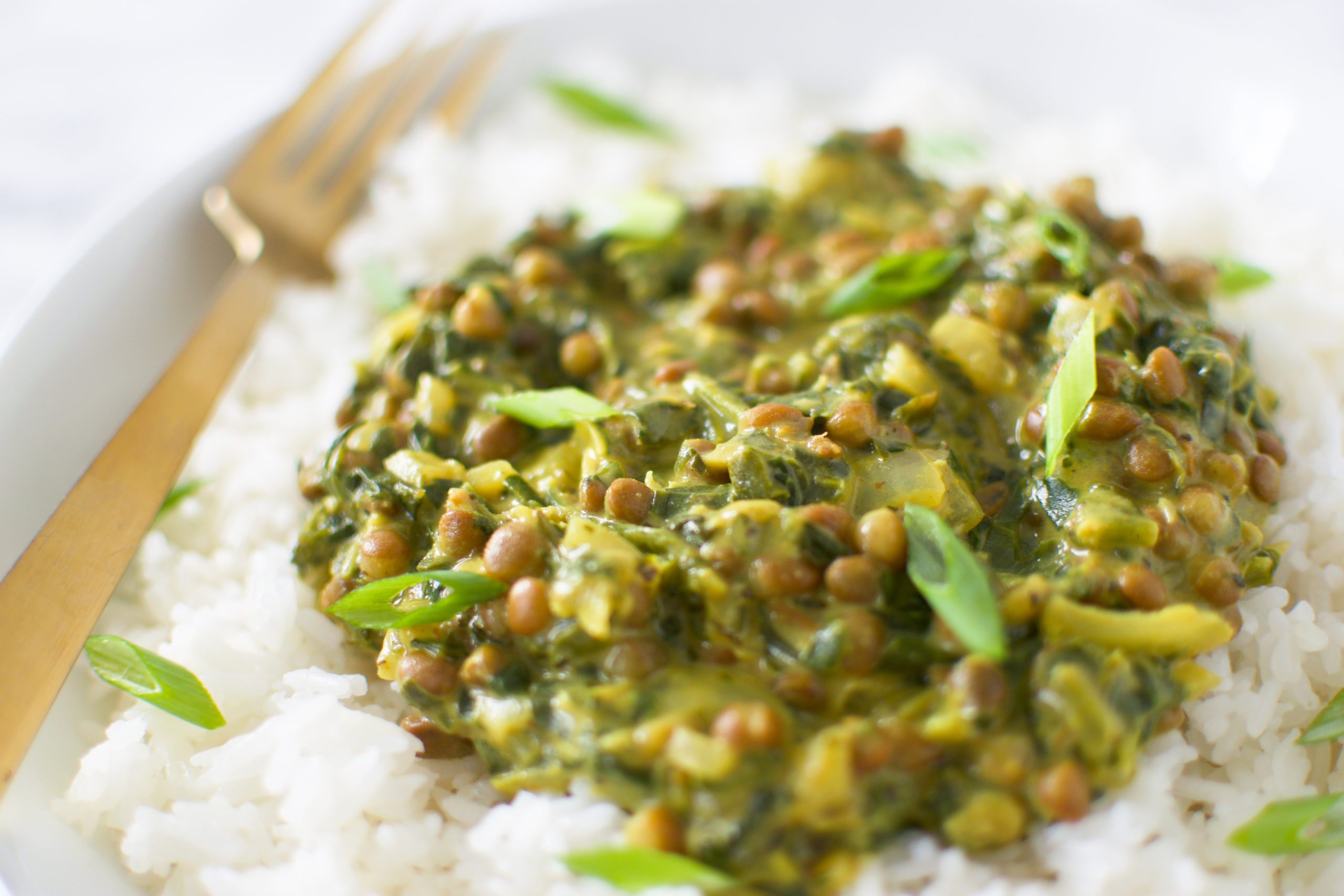 Lentil Spinach Curry